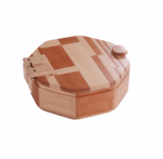 Octagonal Wooden Box -Two Tone