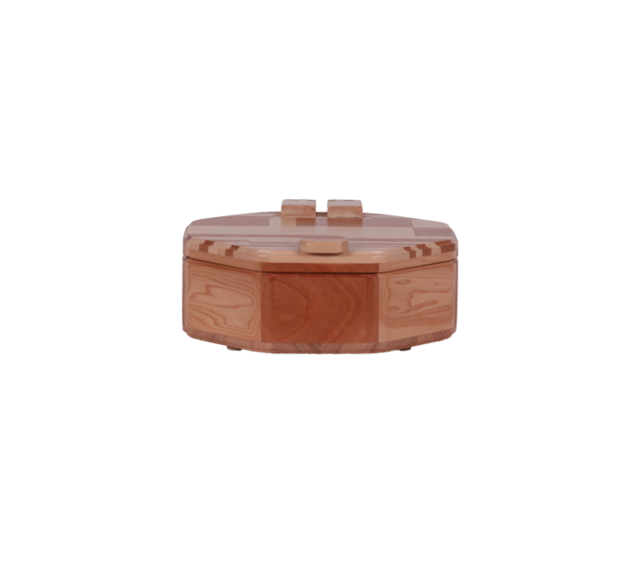 Octagonal Wooden Box -Two Tone