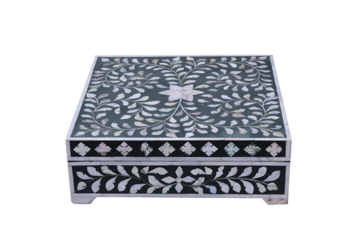 Mother Of Pearl Box - Green