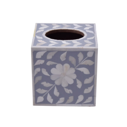 Tissue Square Box - Bone Inlay (3 Colors)