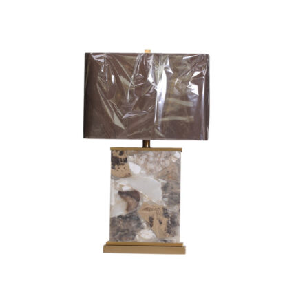 Table Lamp Marble and Metal (Set of 2)