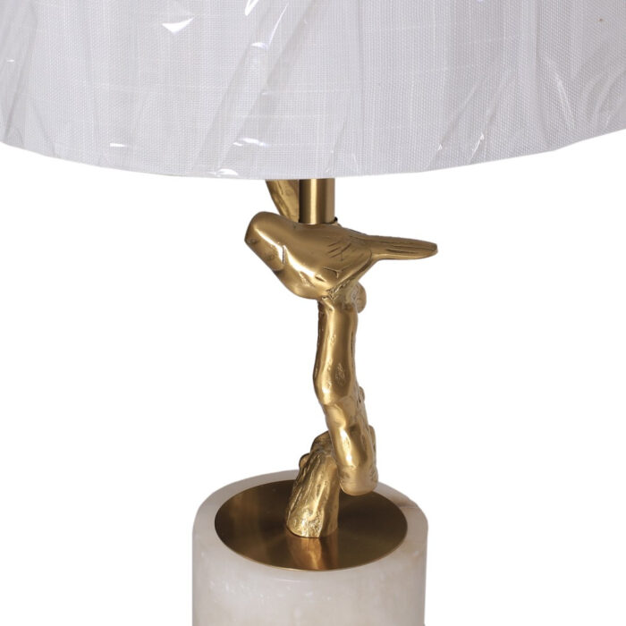 Table Lamp With brass Baird (Set of 2)