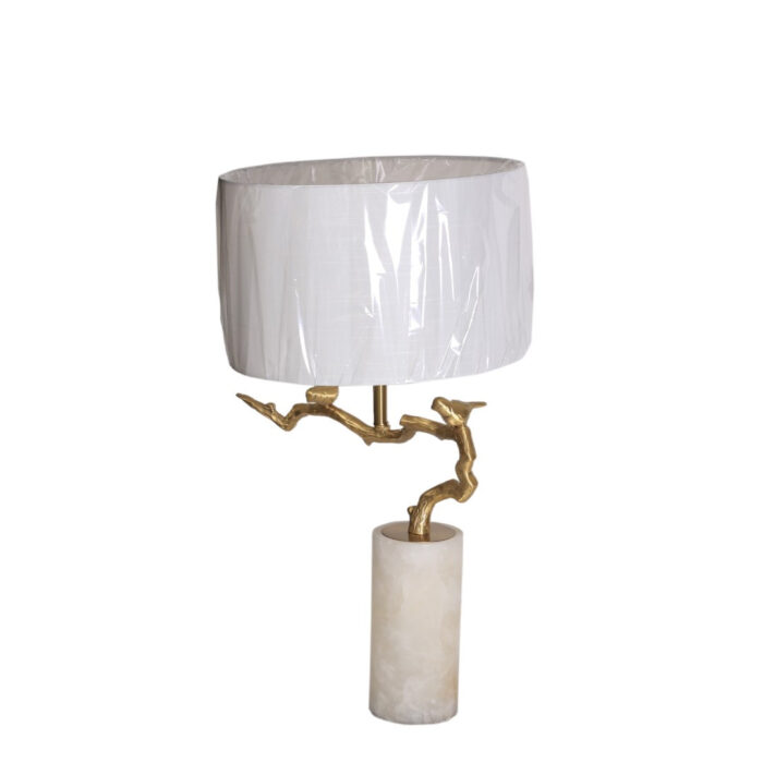 Table Lamp With brass Baird (Set of 2)