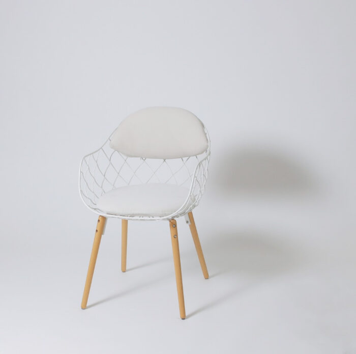 Basket Chair - White (4 pcs.)