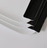 Rectangular Serving Trays - White/Black (3 pcs.)