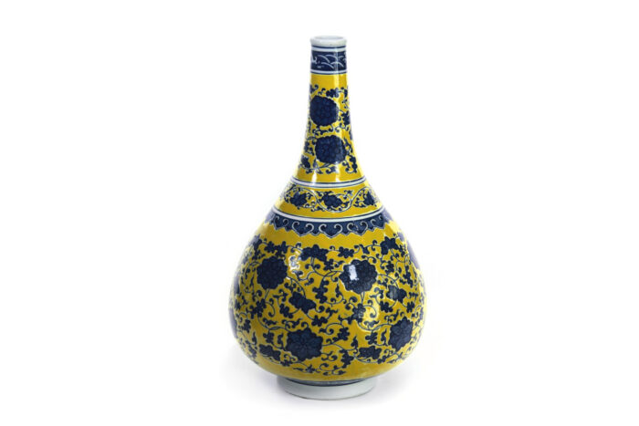 Japanese Vases - Blue/Yellow (2 pcs.)