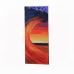 Sunset Wave Painting