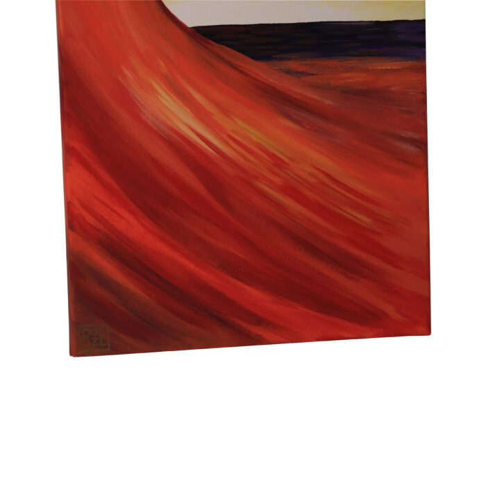 Sunset Wave Painting