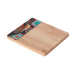 Square Platter - Black/Green Marble