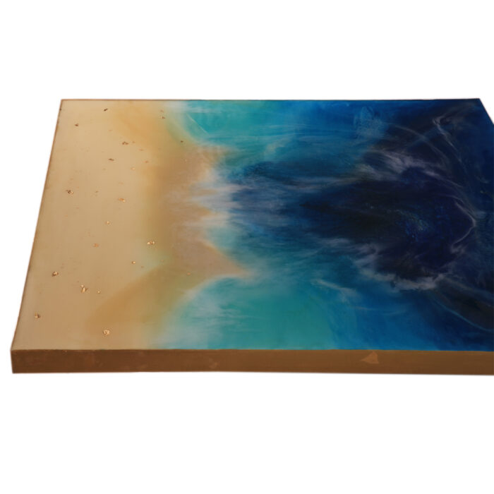 Resin painting - Ocean Blue (Large)