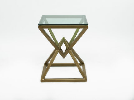 Diamond Shaped Table - Golden color