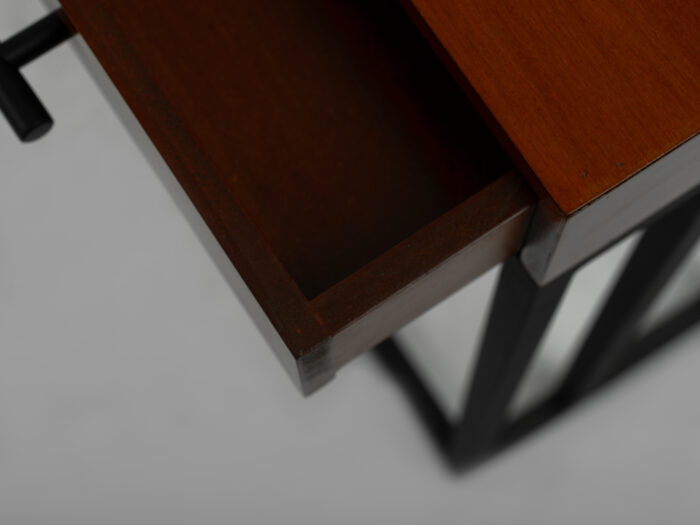 Sofa sliding table with drawer