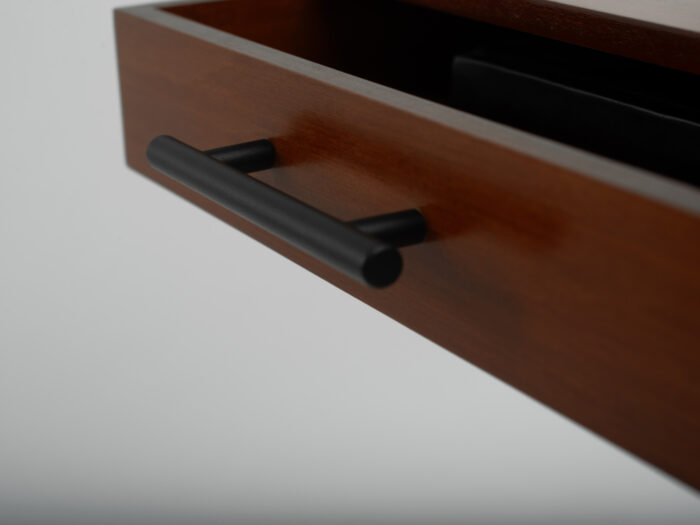 Sofa sliding table with drawer