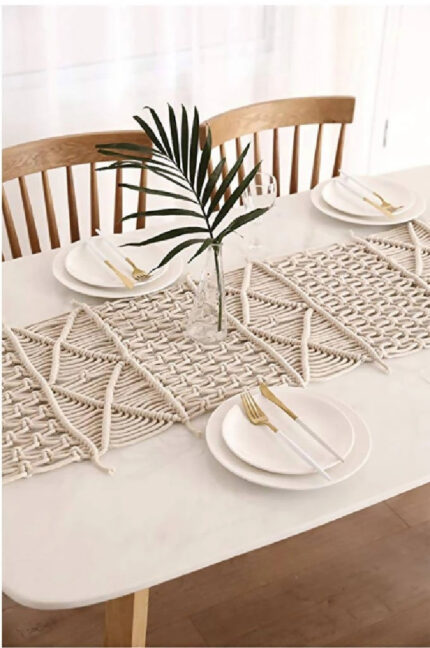 Macrame Table Runner