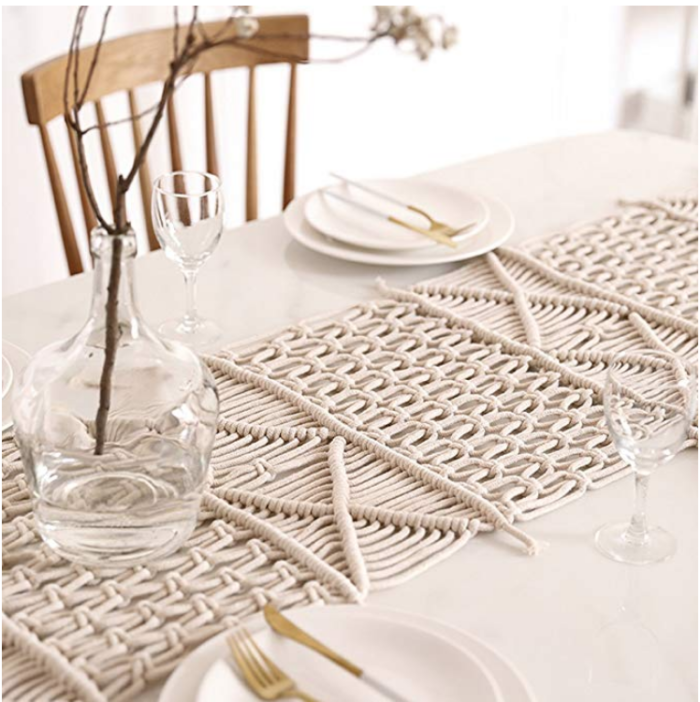 Macrame Table Runner