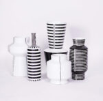 Vase Black and White (Set of 5)