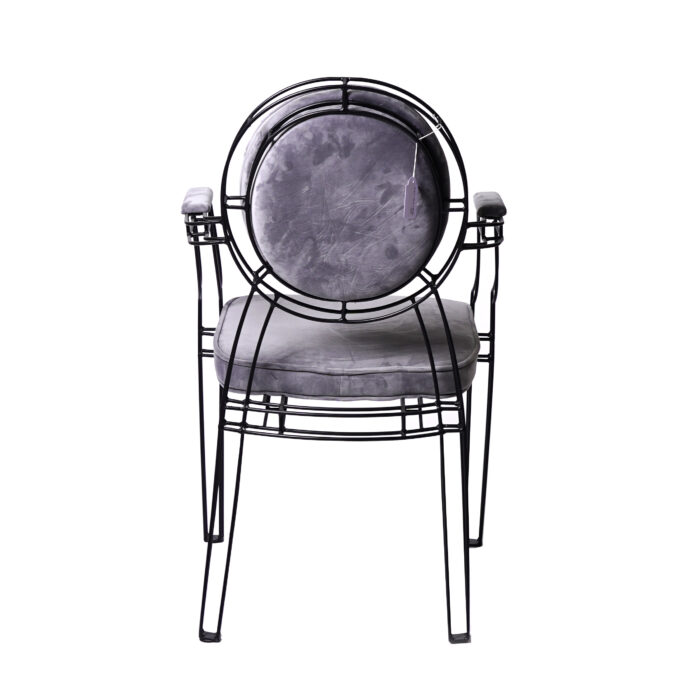 Oval Back Chair With arm (2 Color)