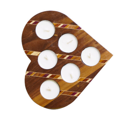 Heart-Shaped Candle Holder