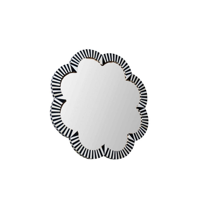 Bone Inlay Rose Mirror