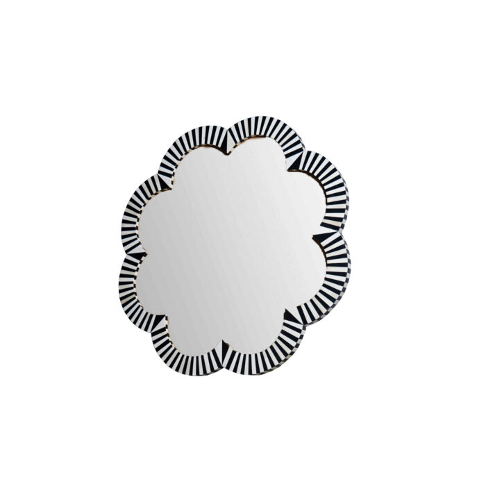 Bone Inlay Rose Mirror