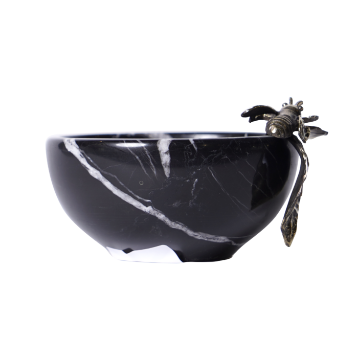 Evona Bowl Marble Black