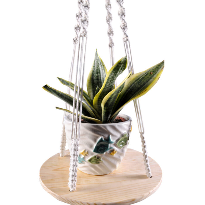 Macrame Shelf Hanging Planter