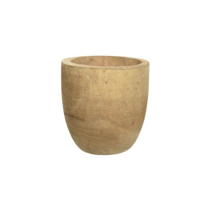 wooden pot