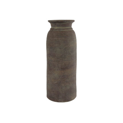 clay brown vase