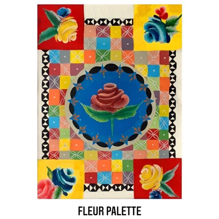 Fleur Palette Painting