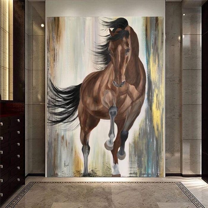 abstract horse painting 3