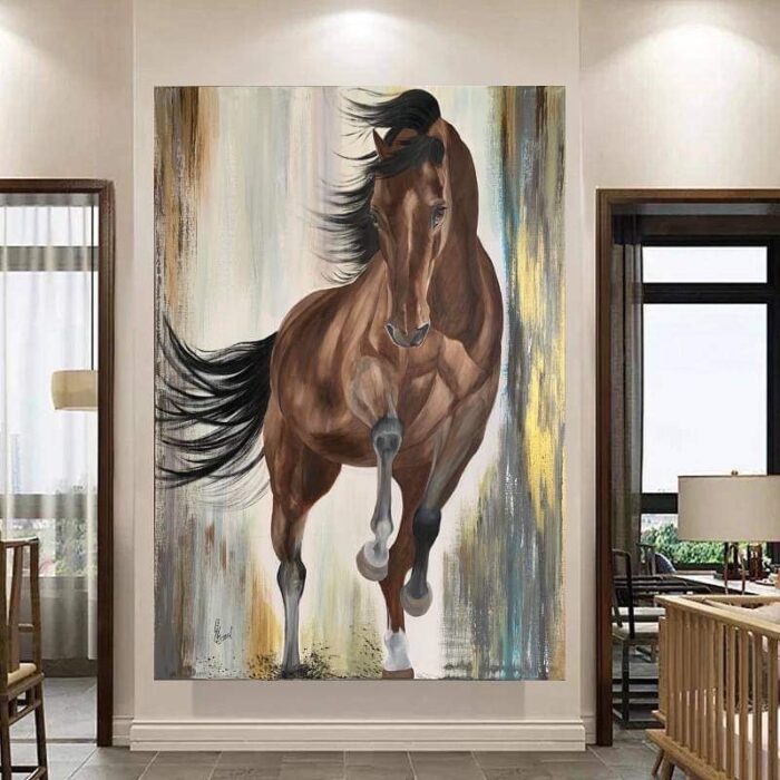 abstract horse painting 3