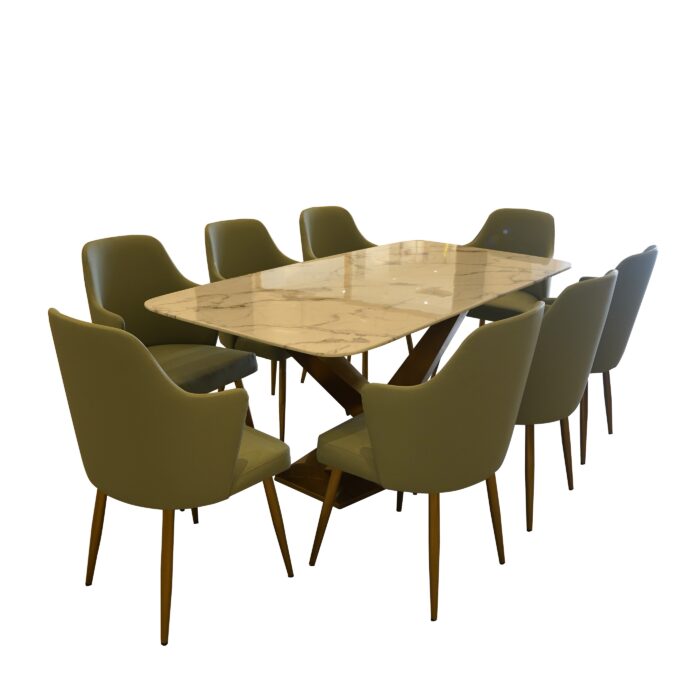 Dining table with 8 chairs