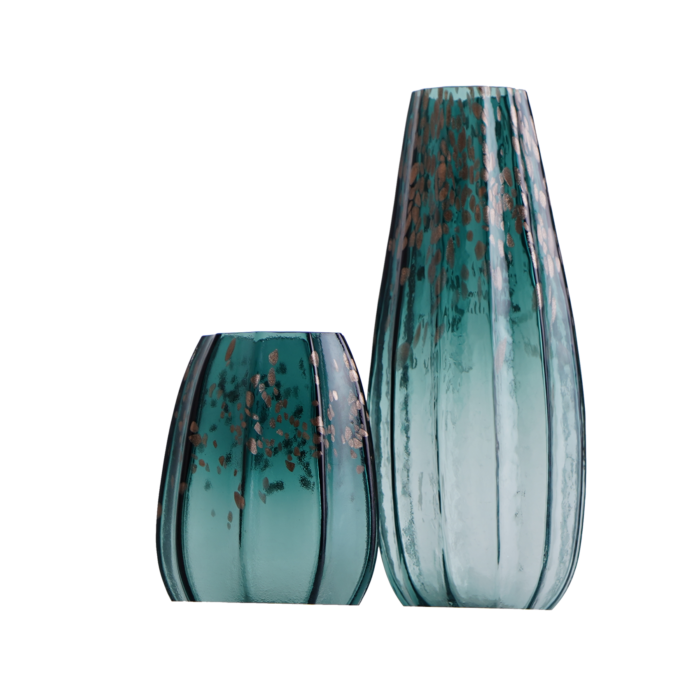 glass vase  ( set of 2 )