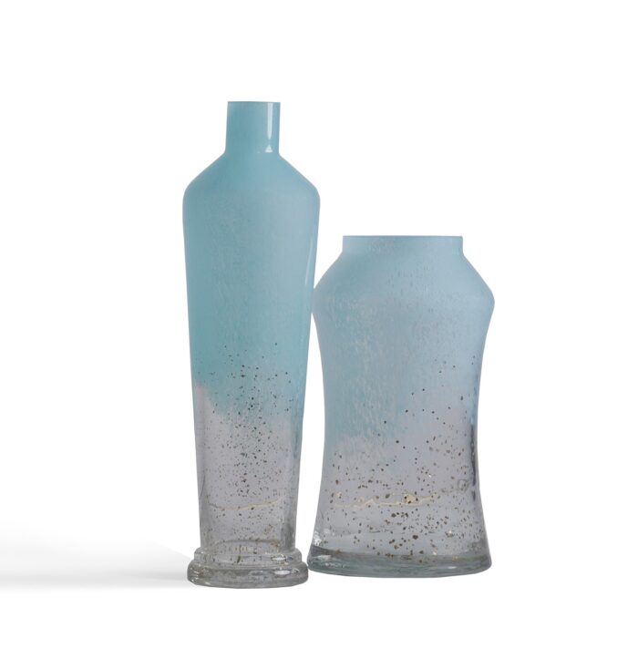 glass vases ( set of 2 )