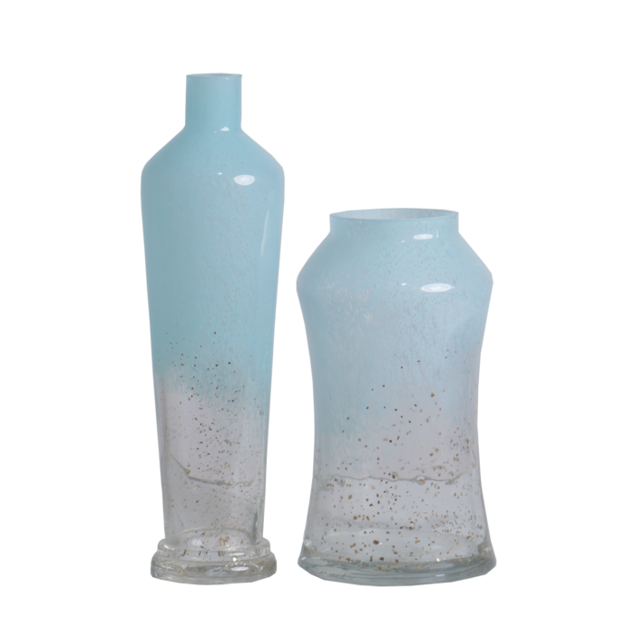 glass vases ( set of 2 )