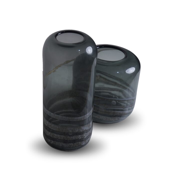 glass vases ( set of 2 )