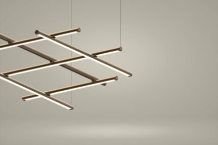 Hilow Pendant- Brass