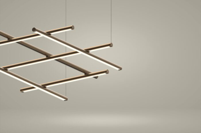 Hilow Pendant- Brass