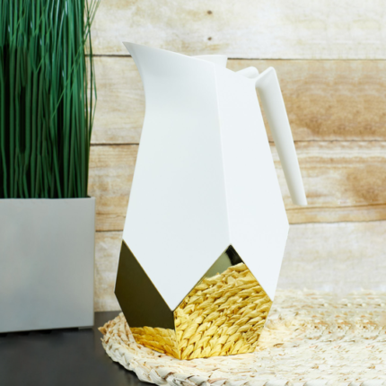 Penta Metallic jug  - gold