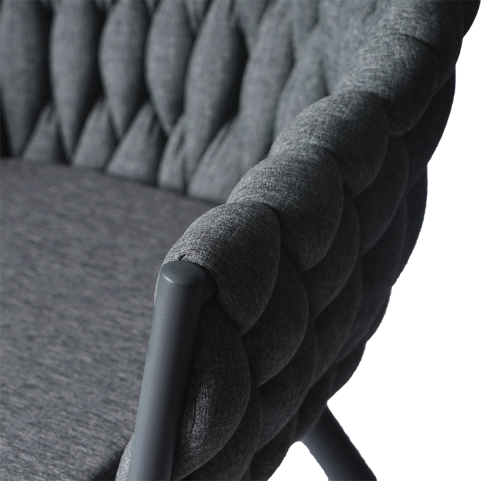 Rope chair  - grey