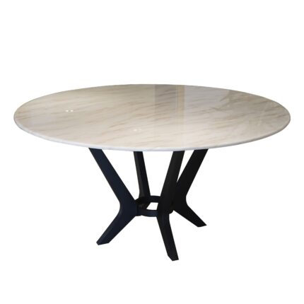 Round dining table set 6 chairs