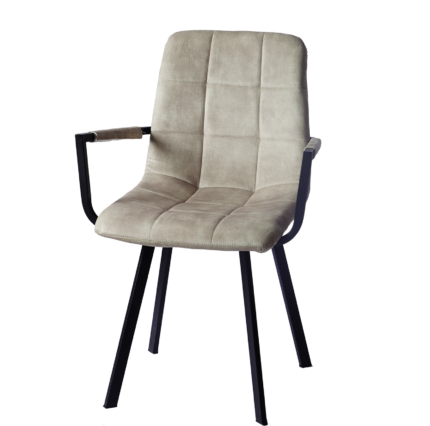 velvet chair with arm ( 3 color )