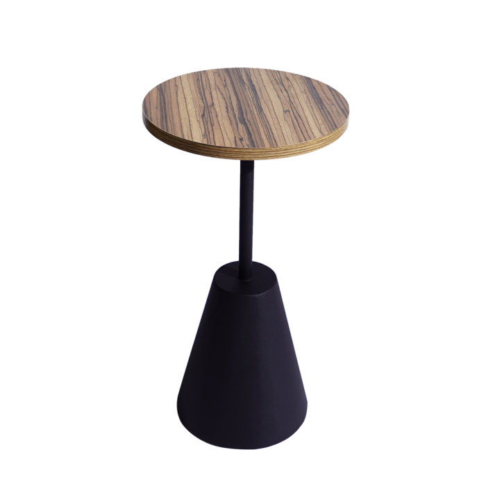 Side table with melamine wood