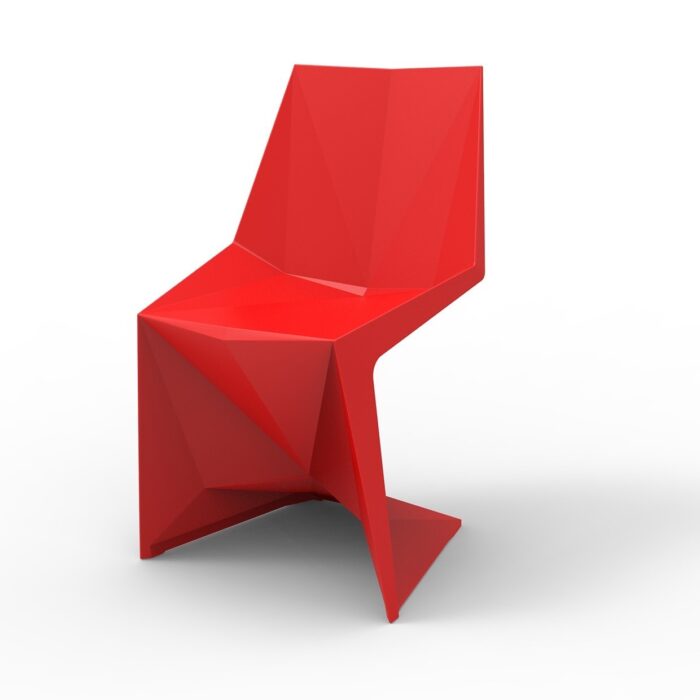 Voxel Chair Red Color