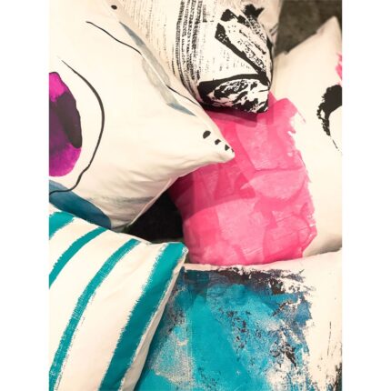 Abstract Pink Cushion