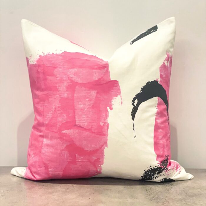 Abstract Pink Cushion