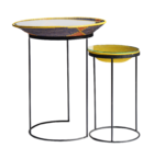 Basket Side Table - kashtat ( Set of 2)