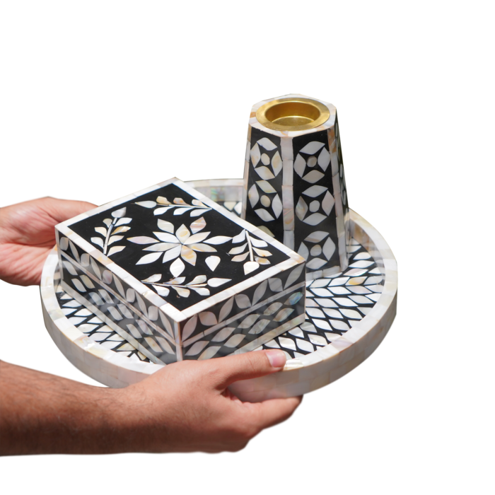 Mother of pearl Mubkhar Set