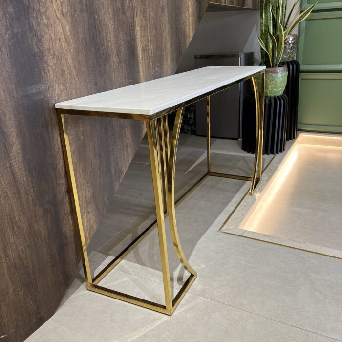 Console With Marble Surface