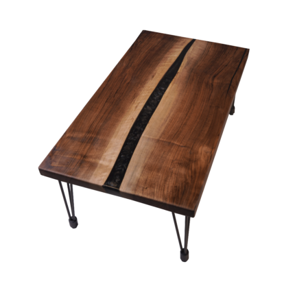 Natural wood center table